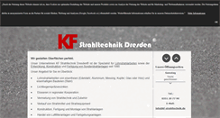 Desktop Screenshot of kf-strahltechnik.de